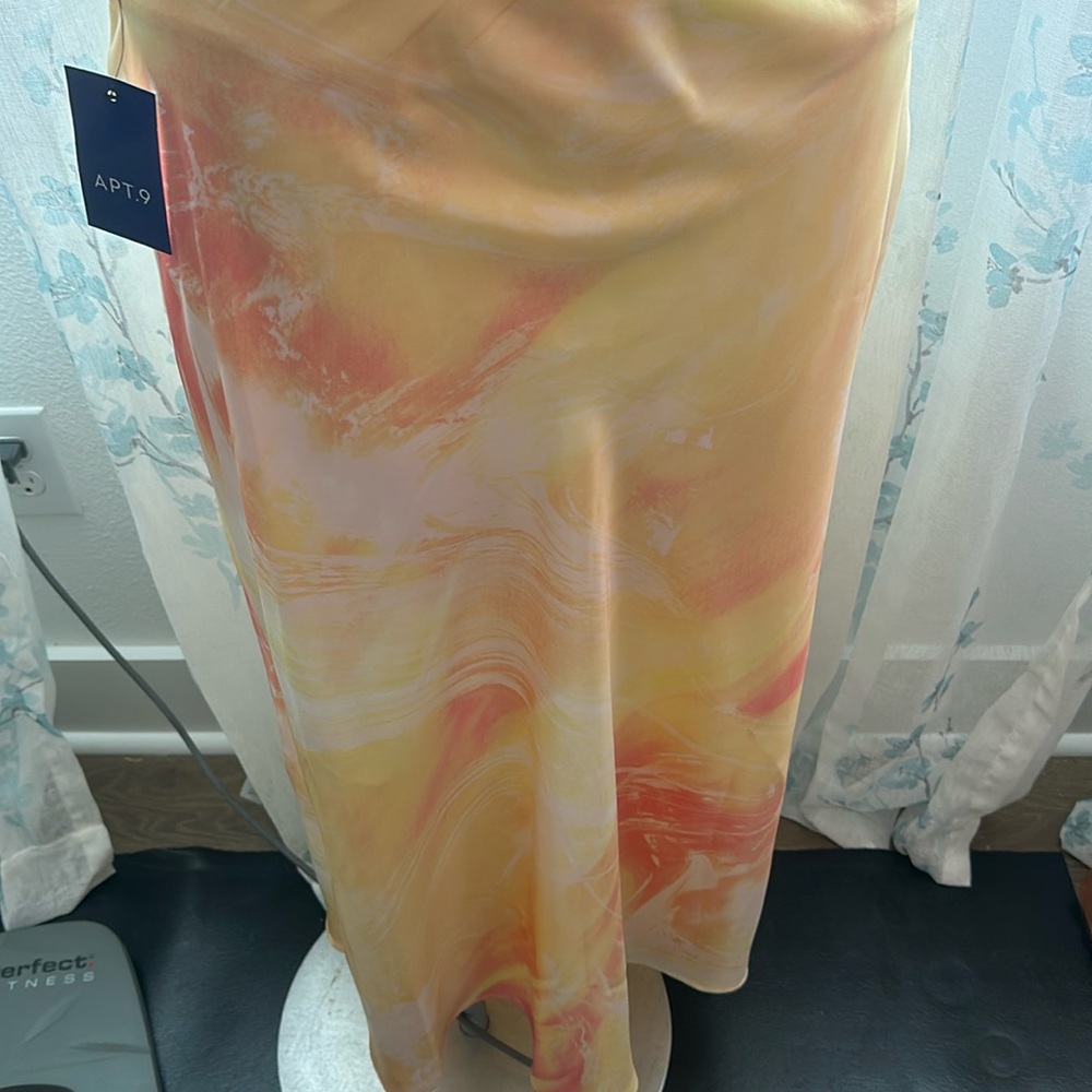 NWT APT.9 Silky Maxi Skirt